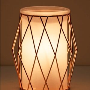 Scentsy Wire You Blushing warmer light brand NIB- free wax bar-see description